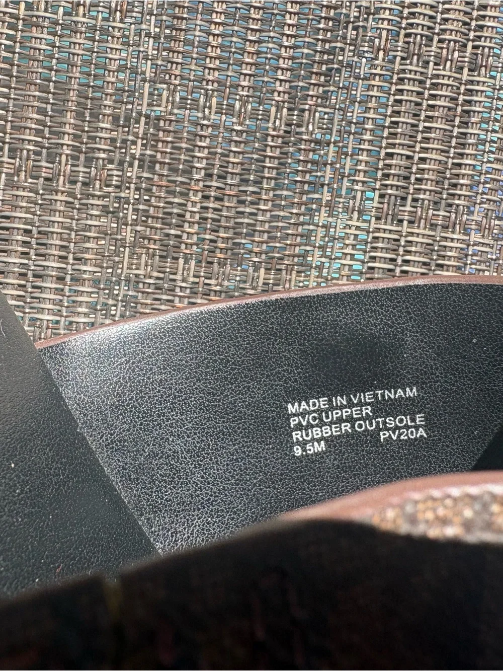 Michael Kors Women’s Brown MK Logo Slide Sandals with Black Footbed